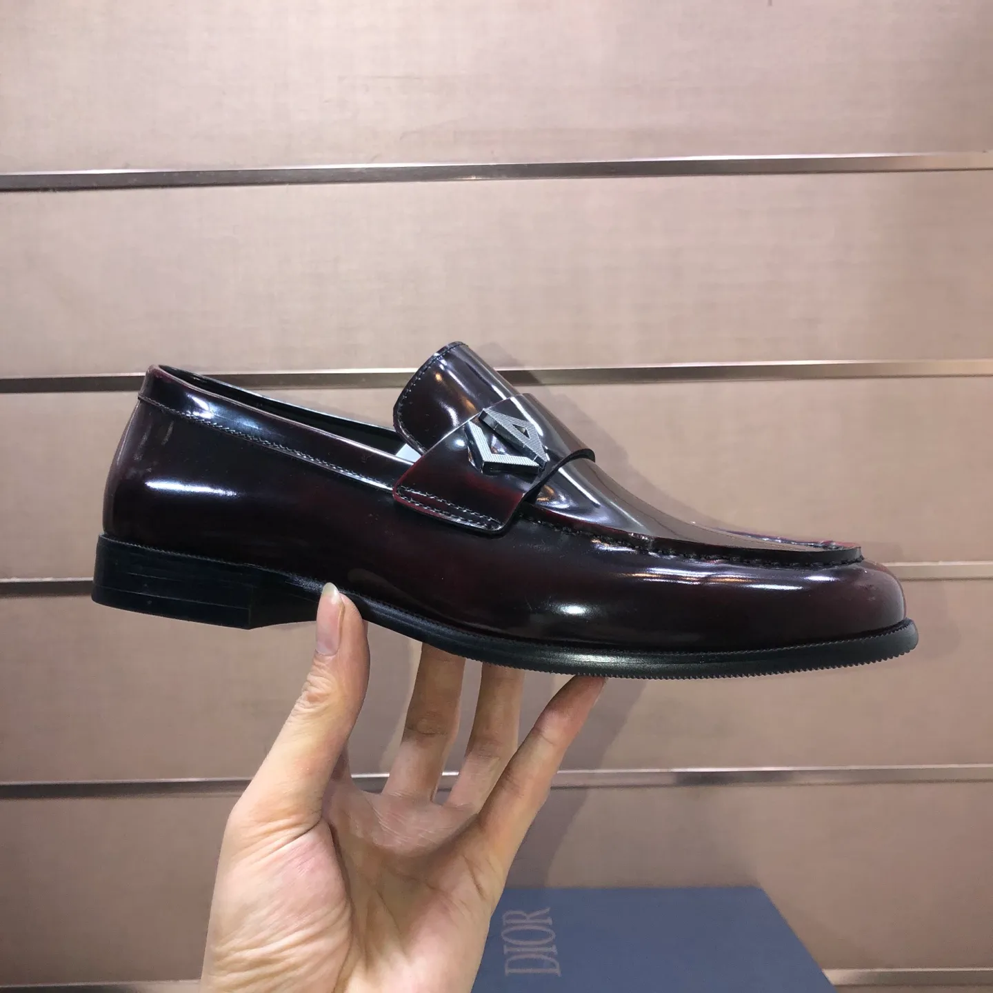Men's shoes 💰580💰[Dior] (water-dyed cowhide lining) Dior original 1:1 high-quality factory, imported original materials, imported raw cowhide, water-dyed cowhide lining, original TPU outsole, code number: 39-44 (45 customized)